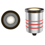 Round 2 Inch Recessed Inground Indicator Light 24V - Bronze Stainless Steel