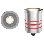 Round 2 Inch Recessed Inground Indicator Light 24V - Stainless Steel
