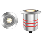 Round 2 Inch Recessed Inground Indicator Light 24V - Stainless Steel