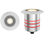 Round 2 Inch Recessed Inground Indicator Light 24V - White