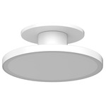 Twist-N-Lite Color-Select Semi Flush Wall / Ceiling Light - White / White