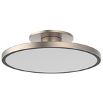 Twist-N-Lite Color-Select Semi Flush Wall / Ceiling Light - Brushed Nickel / White