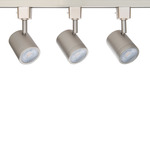 Charge Color-Select 3-Light Track Kit 120V - Brushed Nickel / Clear