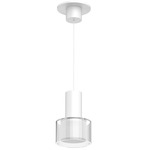 Twist-N-Lite Torch Color-Select Pendant - White / Clear