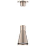 Twist-N-Lite Solo Color-Select Pendant - Brushed Nickel