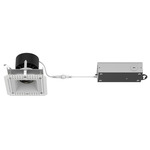 Kenric 3.5IN SQ Trimless Color-Select Adjustable Downlight - White
