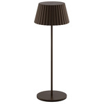 Pleat Color-Select Portable Table Lamp - Bronze
