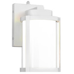 Lantern Color-Select Outdoor Wall Light - White / White