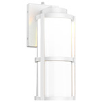 Lantern Color-Select Outdoor Wall Light - White / White