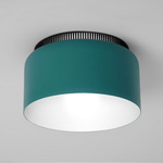 Aspen C40 Ceiling Light - Black / Turquoise