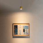 Sis Spot Pendant - Brass / White