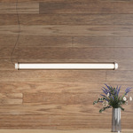 Slim Skin Horizontal Pendant - Black / Opal