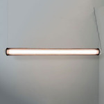 Slim Skin Horizontal Pendant - Black / Clear Groove
