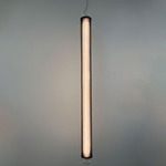 Slim Skin Vertical Pendant - Black / Clear Groove