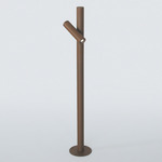 Tube Outdoor Bollard 120V - Corten