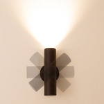 Tube Outdoor Wall Sconce - Black