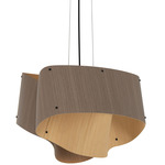 Carlotta Pendant - Black / Grey Oak / Ash