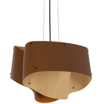 Carlotta Pendant - Black / Wenge /Ash