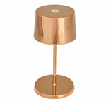Olivia Pro Mini Cordless Table Lamp - Rose Gold