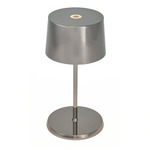 Olivia Pro Mini Cordless Table Lamp - Antique Nickel