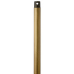 Fan Downrod - Natural Brass