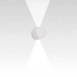 Effetto 2 X 90 Degree Outdoor Wall Light - Floor Model - White