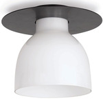 Mixer Semi Flush Ceiling Light - Open Box - Oil Rubbed Bronze / White