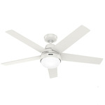 Aerodyne Smart Ceiling Fan with Light - Fresh White / Fresh White