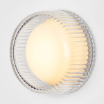 Firth Wall Sconce - White / Clear