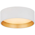 Shaw Solitaire Ceiling Light - Overstock - Matte White / White
