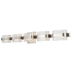 Jojo Bathroom Vanity Light - Chrome / Clear