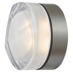 Elf Patterned Wall Ceiling Light - Anodized Aluminum / Frosted