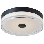 Iris Color-Select Ceiling Light - Matte Black / Frosted