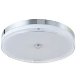 Iris Color-Select Ceiling Light - Chrome / Frosted