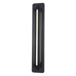 Paton Outdoor Wall Sconce - Matte Black / Frosted