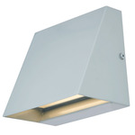 Wedge Outdoor Wall Sconce - Silica / Frosted