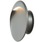 Sol Outdoor Wall Sconce - Silver / Frosted