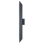 Pauldron Outdoor Wall Sconce - Matte Black / Frosted