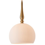 Kate Pendant - Brushed Brass
