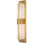 Briana Color-Select Wall Sconce - Brushed Brass / Alabaster