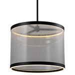 Cora Color-Select Pendant - Black / Silver