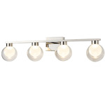 Colton Color-Select Bathroom Vanity Light - Polished Nickel