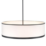 High Street Large Pendant - Black / White