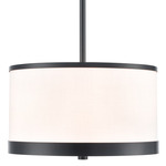 High Street Convertible Pendant - Black / White