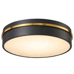 Dax Color-Select Ceiling Light - Black / Brass / Alabaster