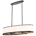 High Street Island Light - Black / White