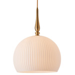 Kate Pendant - Brushed Brass