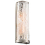 Skye Wall Sconce - Brushed Nickel / Wispy White