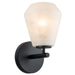 Brooke Wall Sconce - Black / Wispy White