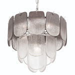 Bianca Convertible Pendant - Polished Nickel / Smoke / Clear